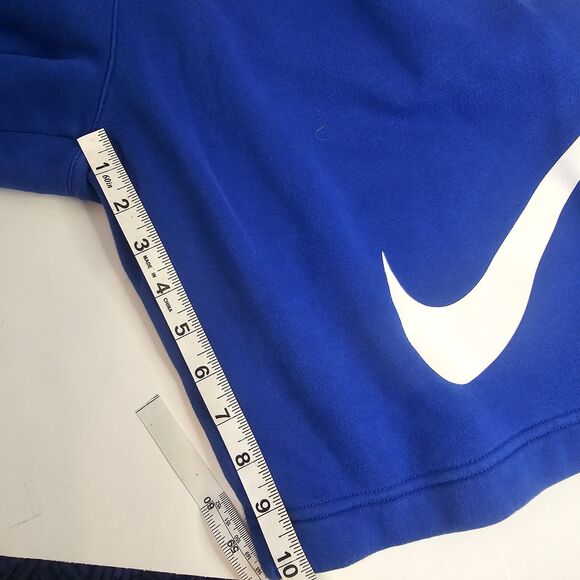 Mens Nike Blue Shorts Size Medium Sweatshirt Material  Athletic Gorp Core  Q0303 - Picture 9 of 10